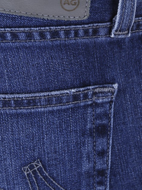 Calça Adriano Goldschmied The Matchbox Slim Straight Destroyed Jeans Masculina