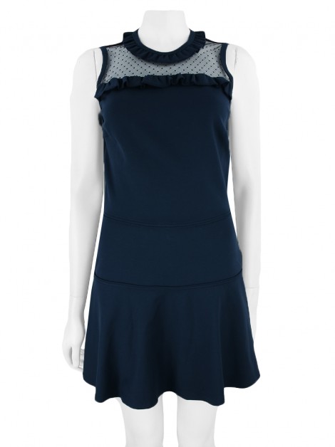 Vestido Red Valentino Curto Azul