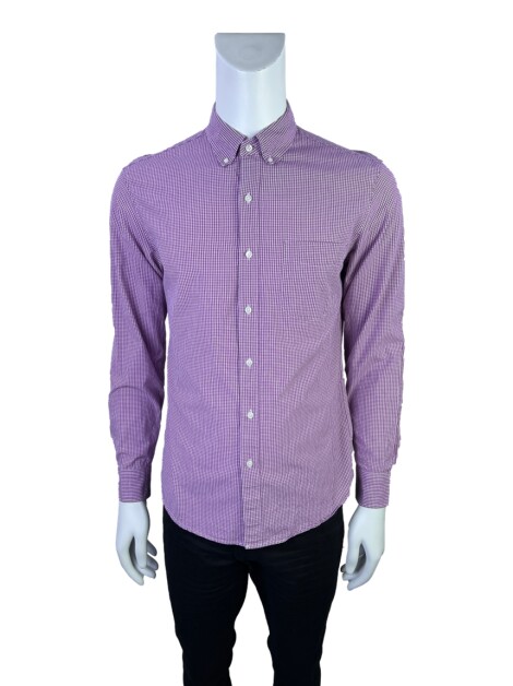 Camisa J.Crew Xadrez Rosa
