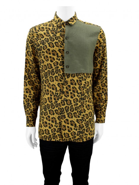 Camisa Perigo Linho Onça Masculina