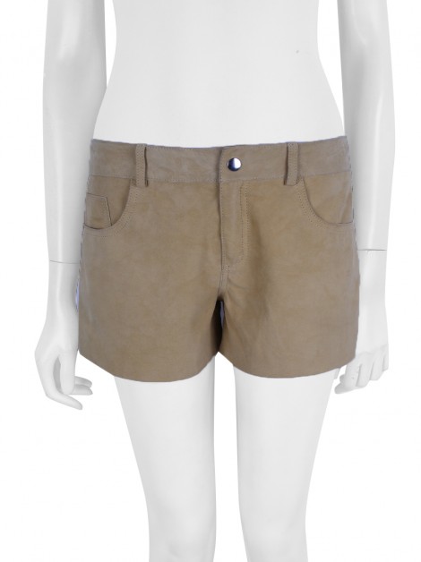 Shorts Magrella Camurça Bege