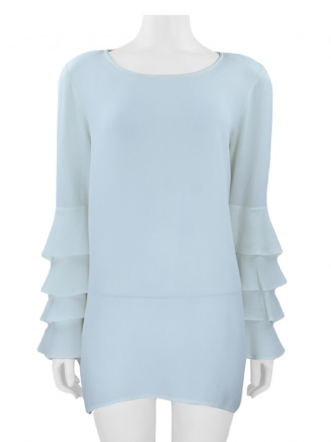 Vestido Lilly Sarti Purple Label  Off White