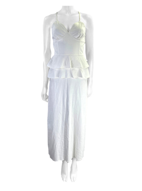 Vestido MAI & MAI Texturizado Branco