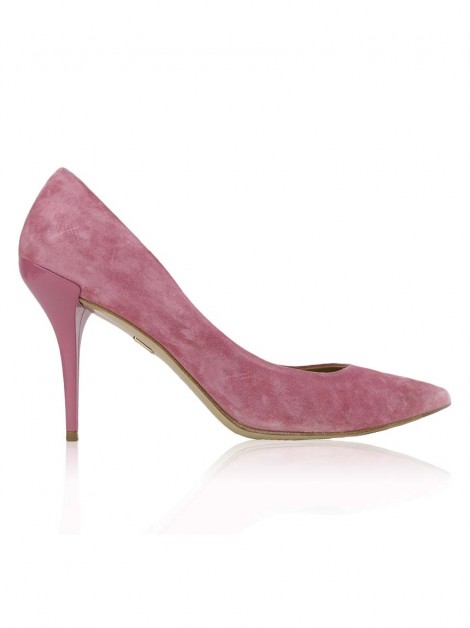 Sapato Roger Vivier Camurça Rosa