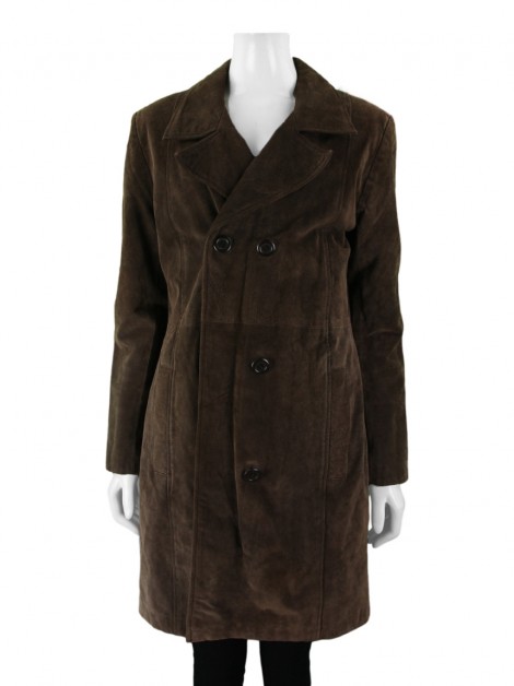 Jaqueta Naf Naf Couro Vintage