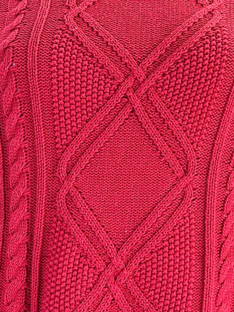 Blusa SouQ Suéter Tricot Vermelho