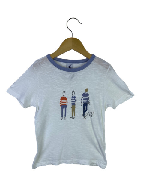 Blusa Petit Bateau Estampada Branca