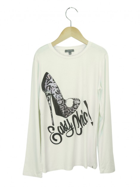 Blusa Miss Grant Sapato Off white