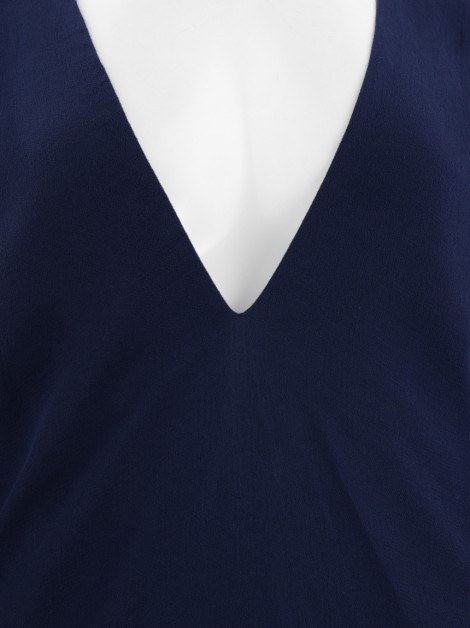 Vestido Bo.Bô Midi Azul Marinho