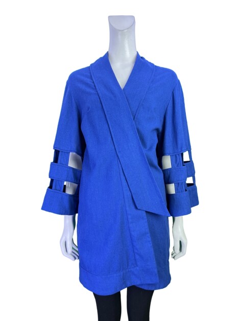 Casaco Garnus Kimono Firenze Azul