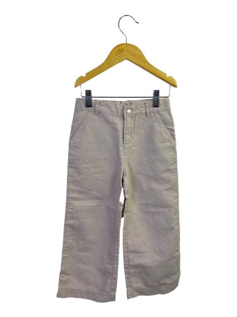 Calça Petit Bateau Reta Bege
