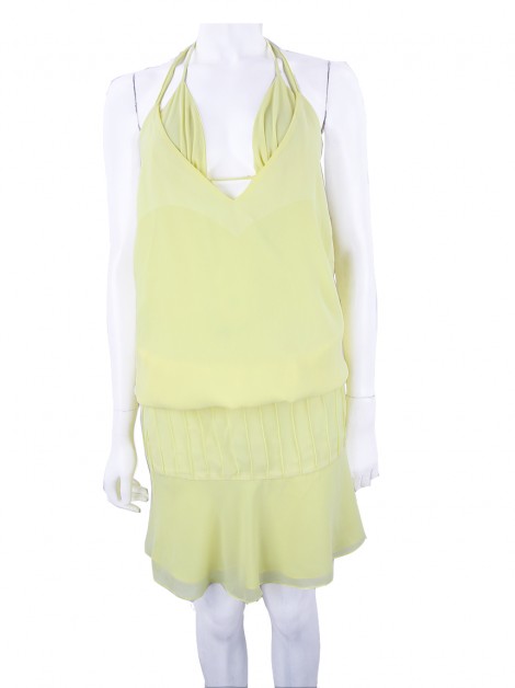 Vestido Teti Gio Tecido Amarelo