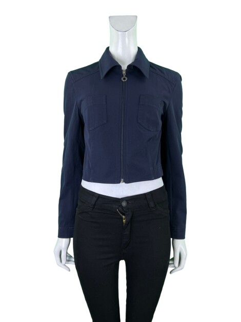 Jaqueta Laurèl Jeans Tecido Azul Marinho