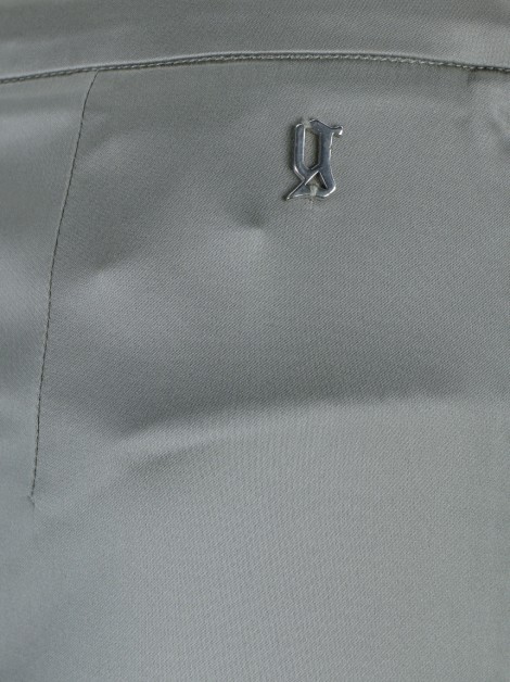 Calça John Galliano Cetim Cinza