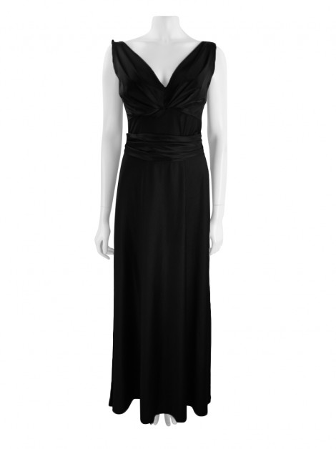 Vestido Arthur Caliman Cetim Preto