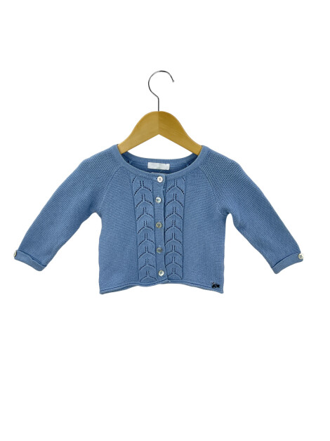 Cardigan Paola Bimbi Tricot Azul