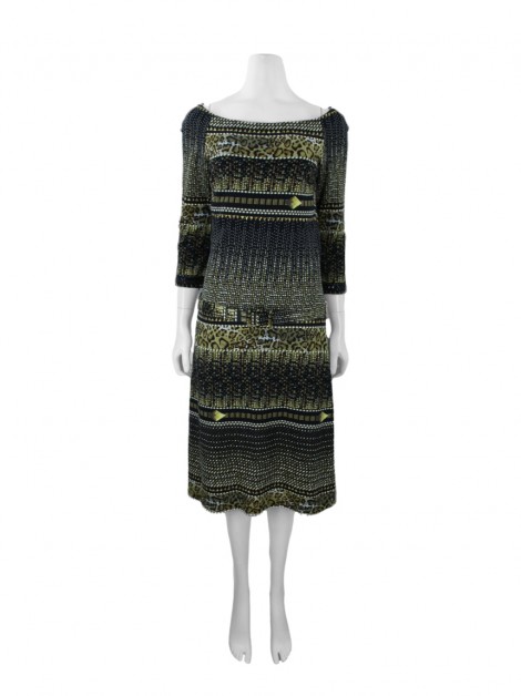 Vestido Class Roberto Cavalli Tecido Estampado