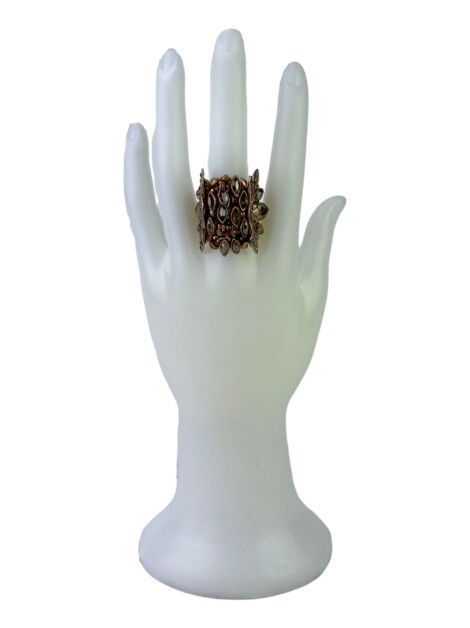 Anel Claudia Arbex Yves Ouro Vintage