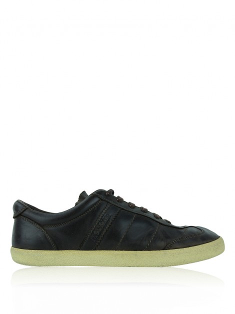 Tênis Moncler Couro Marrom