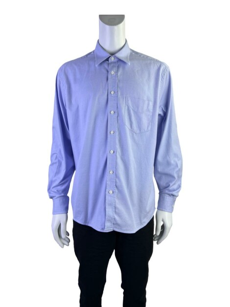 Camisa Dudalina Lisa Azul Clara