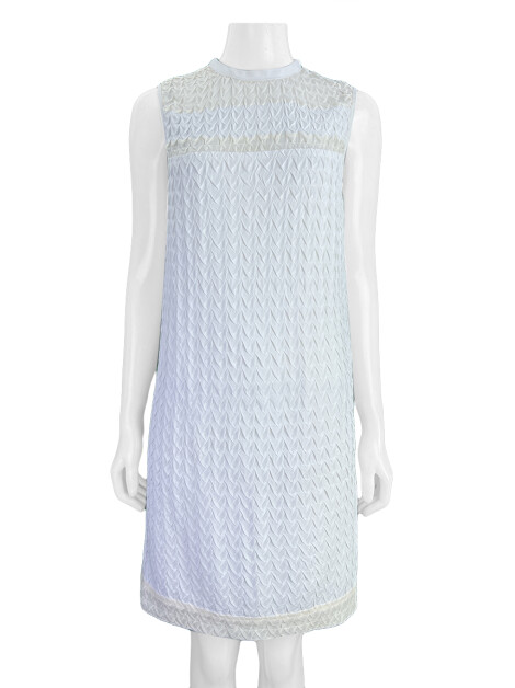 Vestido Diane Von Furstenberg Texturizado Off-White