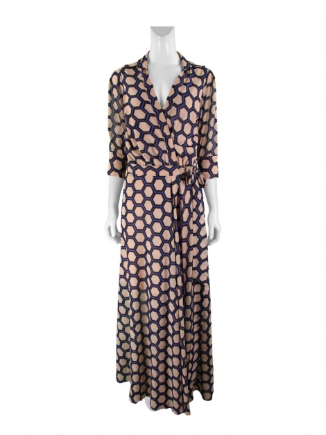 Vestido Candy Brown Estampado Bicolor