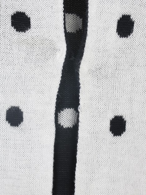 Cardigan Silmara Polka Dot Bicolor