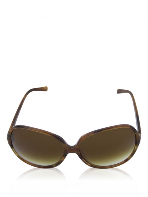 Óculos Oliver Peoples Chelsea Oversized Marrom
