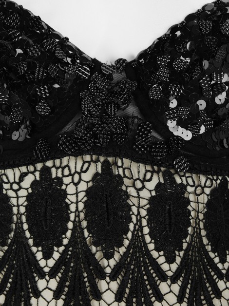 Vestido de Festa Barbara Bela Bordados e Renda