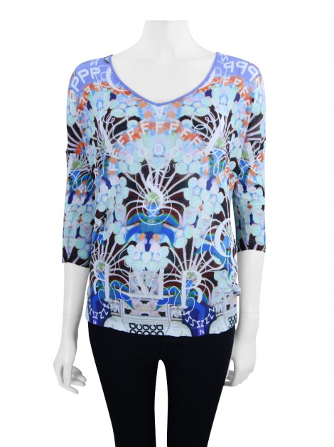 Blusa Mary Katrantzou Tecido Estampado
