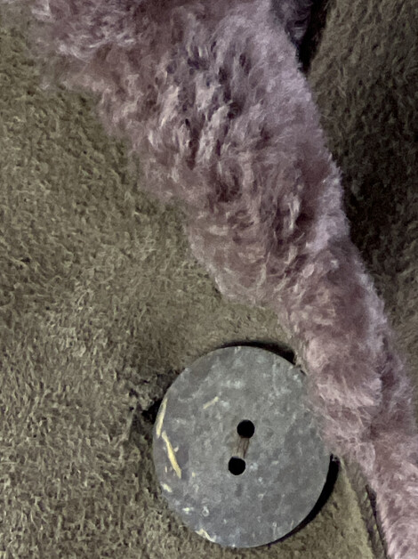 Casaco Achados do EU Shearling Rose Marrom