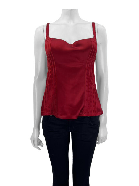 Top La Perla Corset Vermelho