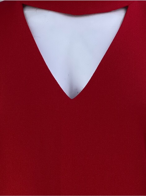 Vestido Karl Lagerfeld Vermelho Renda