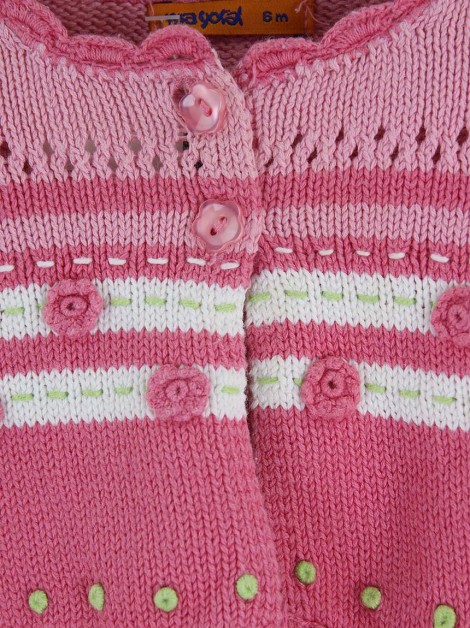 Blusa Mayoral Cardigã Tricô Baby