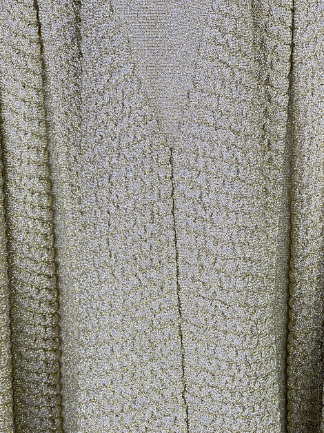 Saia Gig Tricot Dourado
