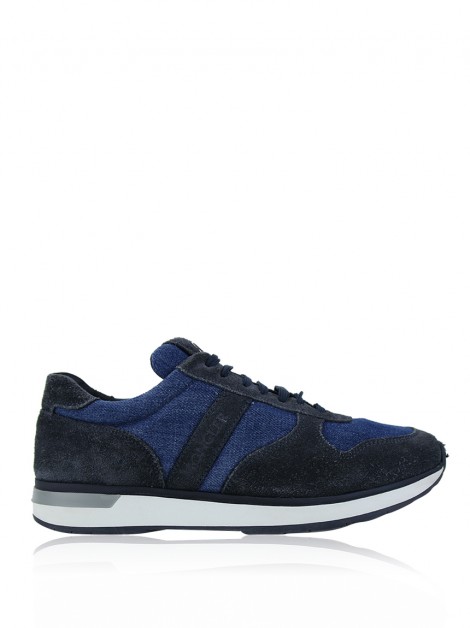 Tênis Moncler Camurça Azul