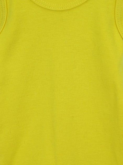 Body Petit Bateau Tecido Amarelo