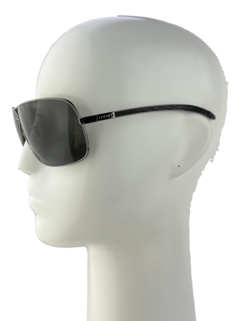 Óculos Chanel 4141-Q Aviator Metal Chumbo