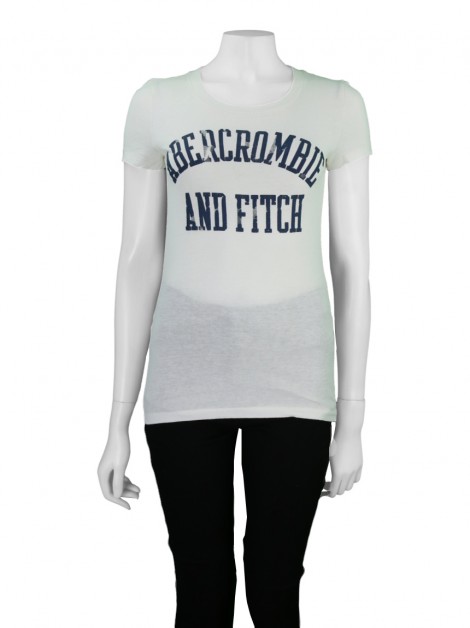 Blusa Abercrombie & Fitch T-Shirt Tecido Branco