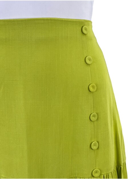 Saia Costume Frida Midi Verde