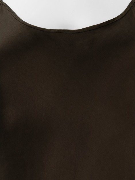 Blusa Lu Monteiro Tecido Marrom