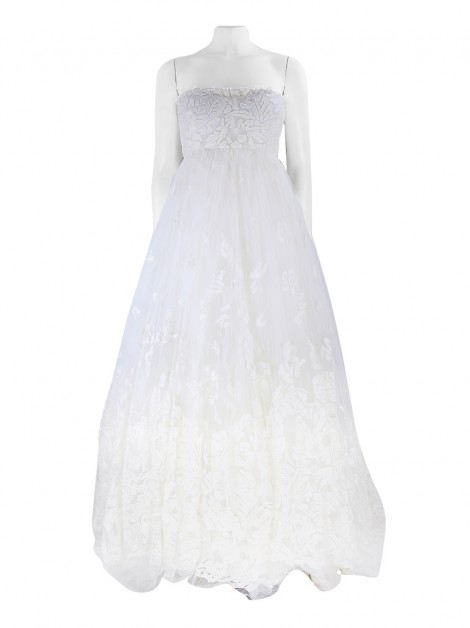 Vestido de Noiva Oscar de la Renta Bridal Off-White