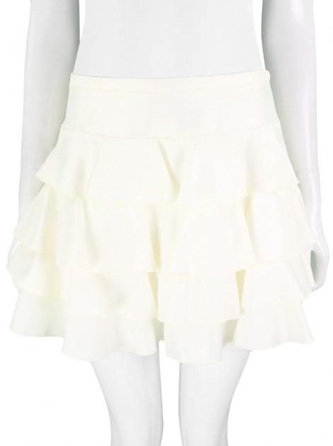 Saia 284 Babados Creme