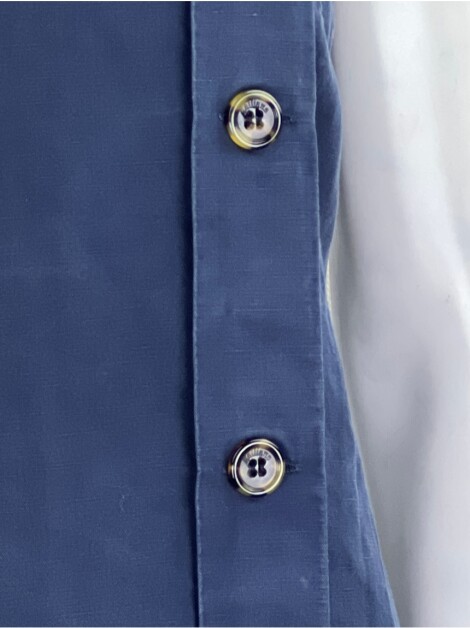 Vestido John Galliano Tecido Azul Marinho