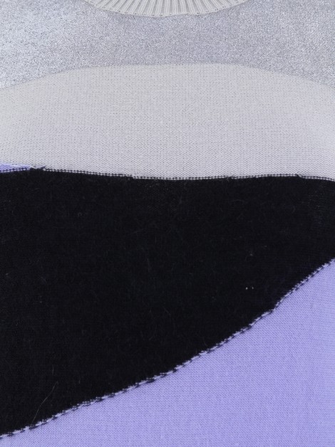 Blusa Tricot Sonia Rykiel Tricolor Brilho
