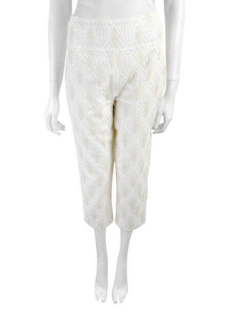 Calça Manu Manu Texturizada Off-White