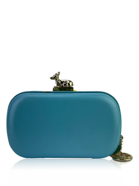 Clutch H&M by Anna Dello Russo Estruturada Azul
