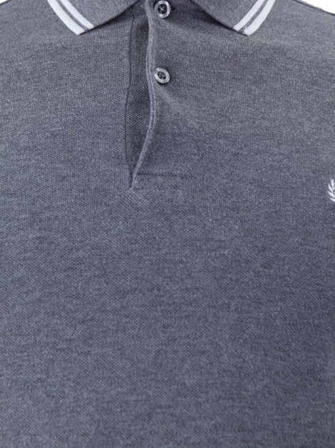 Blusa Fred Perry Polo Cinza Masculina