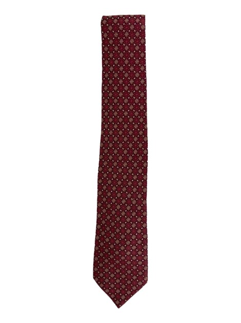 Gravata Canali Seda Estampada