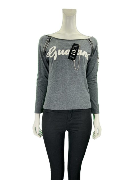 Blusa Guaraná Brasil Tecido Cinza